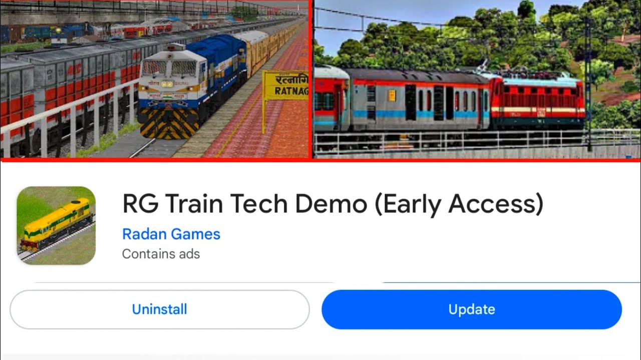 “RG Train Tech Demo 🚆 New Update कब आएगी? | Developer Busy | Indian Train Game Review”