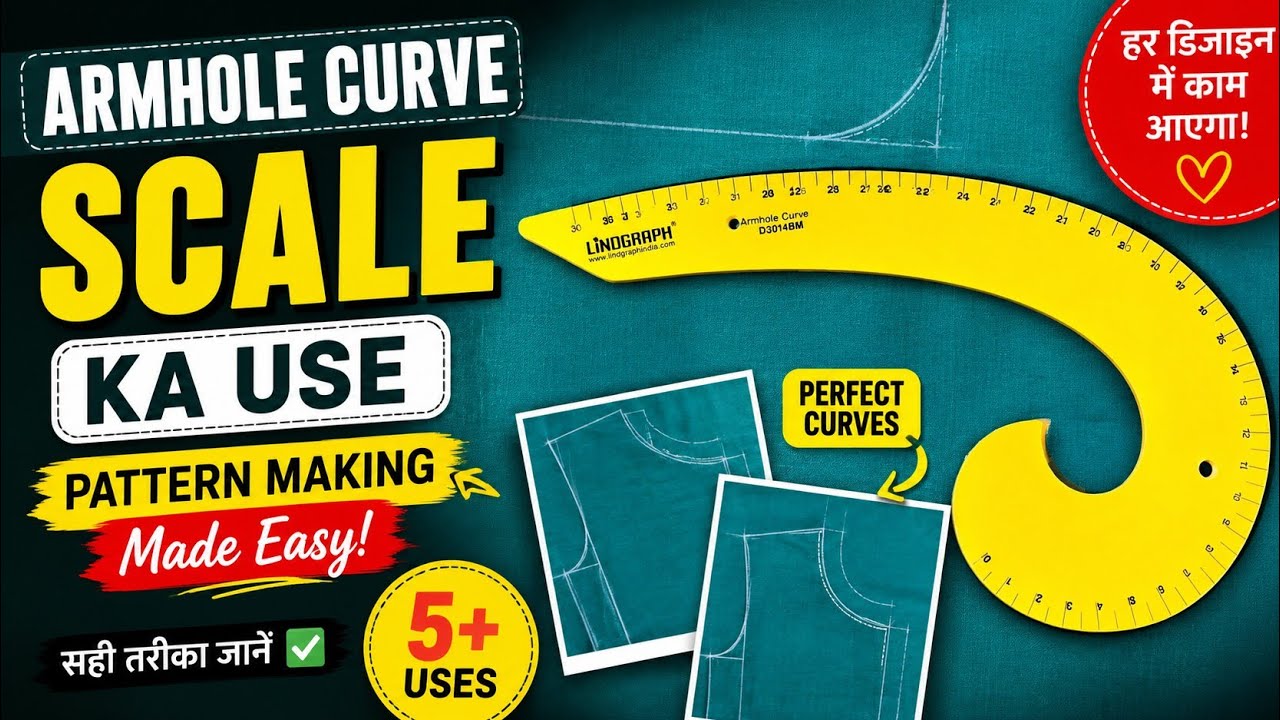 इस 1 Tool से आएगा सिलाई में Perfection | French Curve Scale Uses