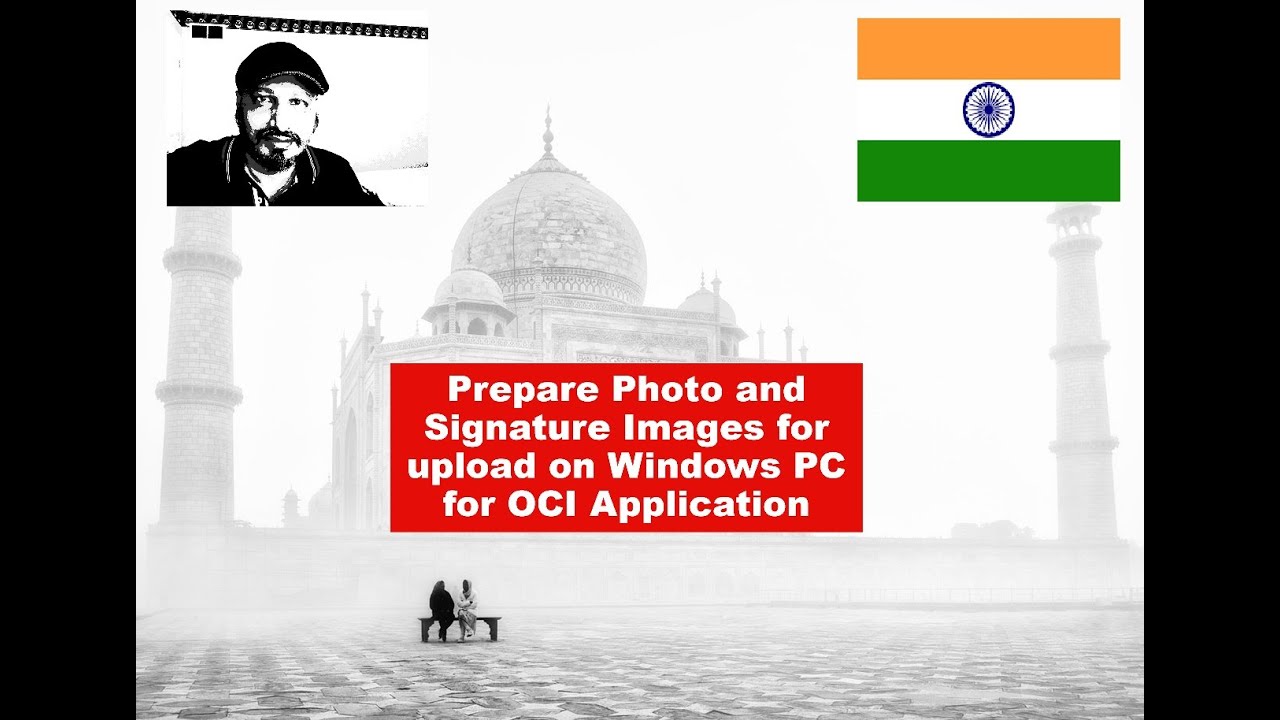 OCI Application | Prepare Photo & Signature images for upload with Paint 3D and Paint on Windows PC