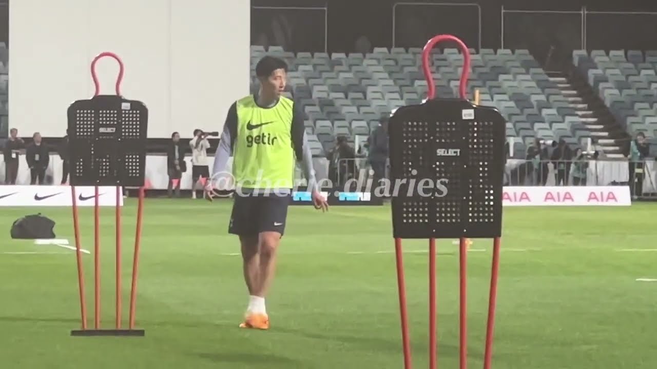 Son Heungmin Open Training in Perth with Tottenham Hotspurs 손흥민 선수 퍼스 오픈트레이닝 230717