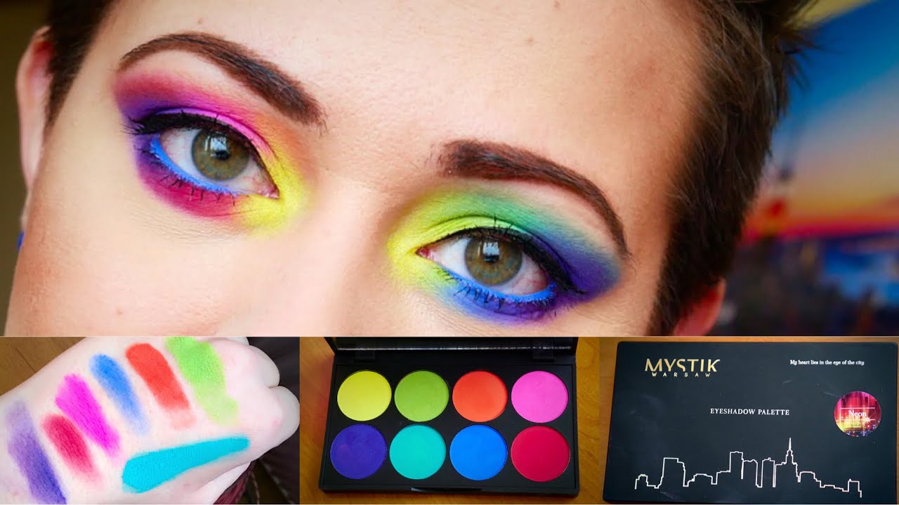 Paleta z KONTIGO czyli MYSTIK WARSAW NEON w akcji 🌈 | Creepy in Pink