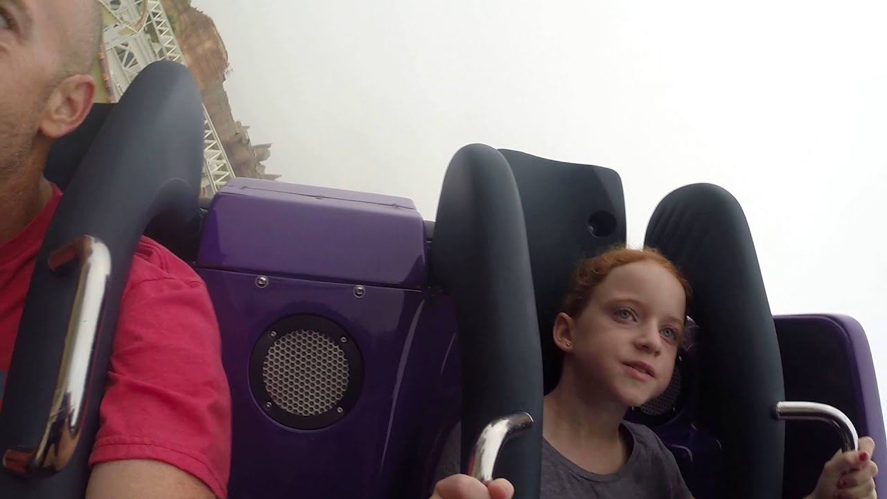 Morgan rides California Screamin' first time