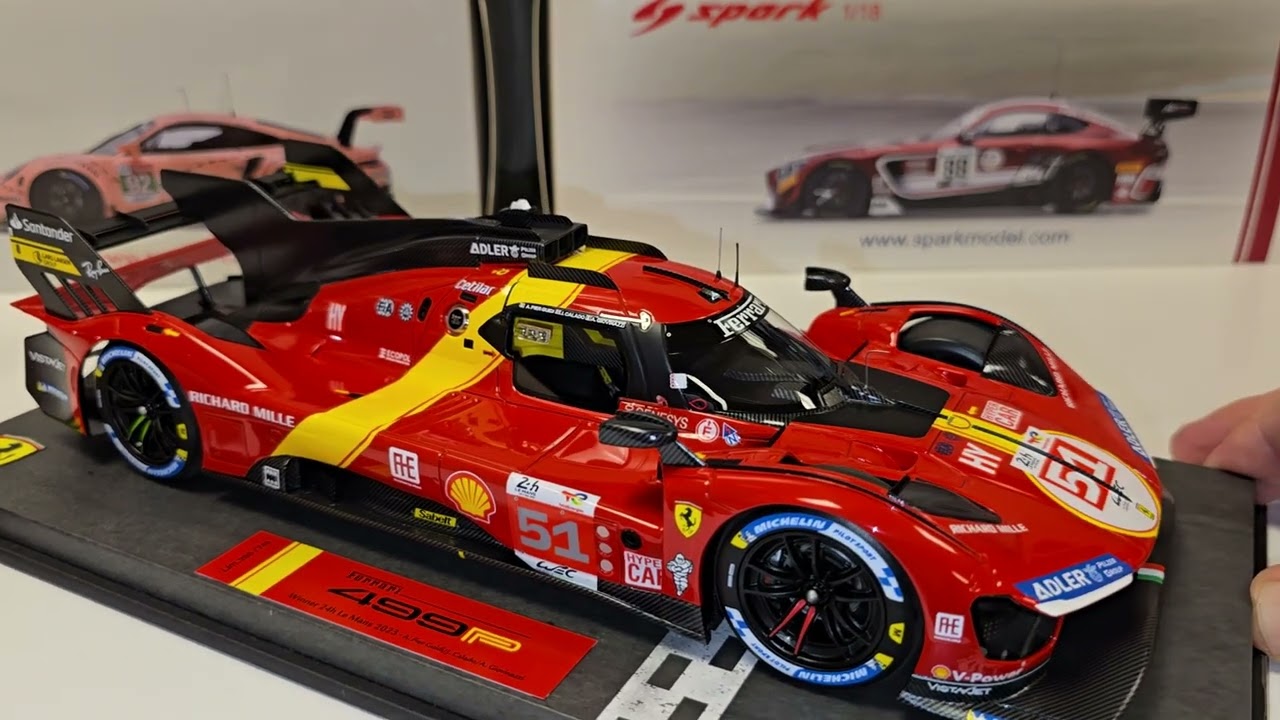 SKY194: 4K | НОВЫЙ ВЫПУСК! | МОДЕЛЬ ГИПЕРКАРА FERRARI 499P 1:18 от BBR: ОБЗОР