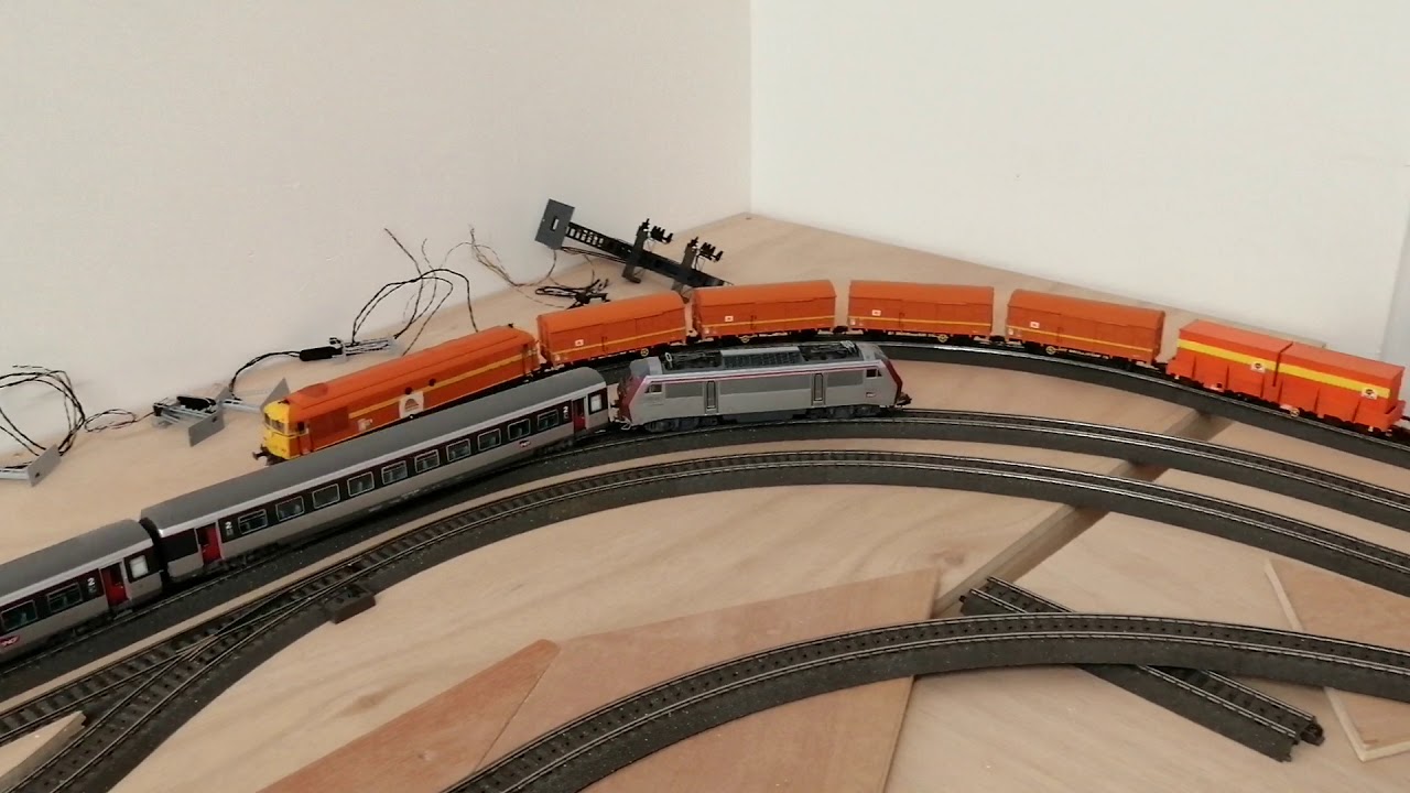 Petit tour du réseau et test de la rampe pour accéder à la gare terminus