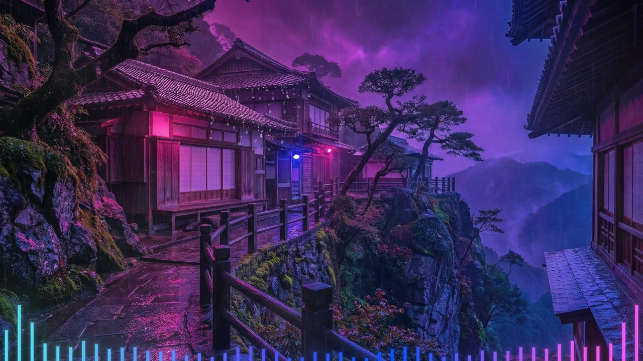 Night Rain Japan ☔ Slow Lofi Beats for Deep Sleep & Peaceful Dreams 🌙