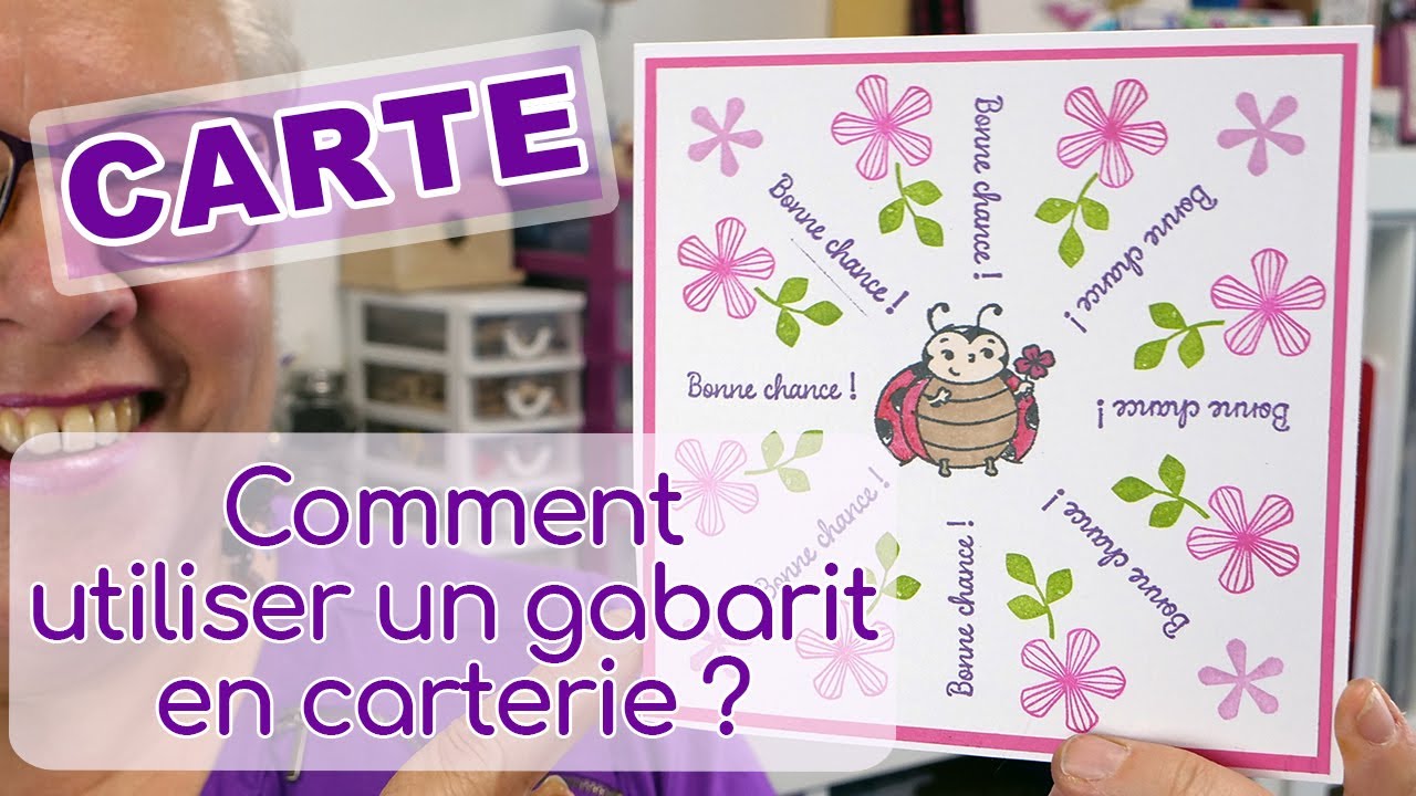 TUTO CARTE : Comment utiliser un gabarit en carterie ? | Scrapitude