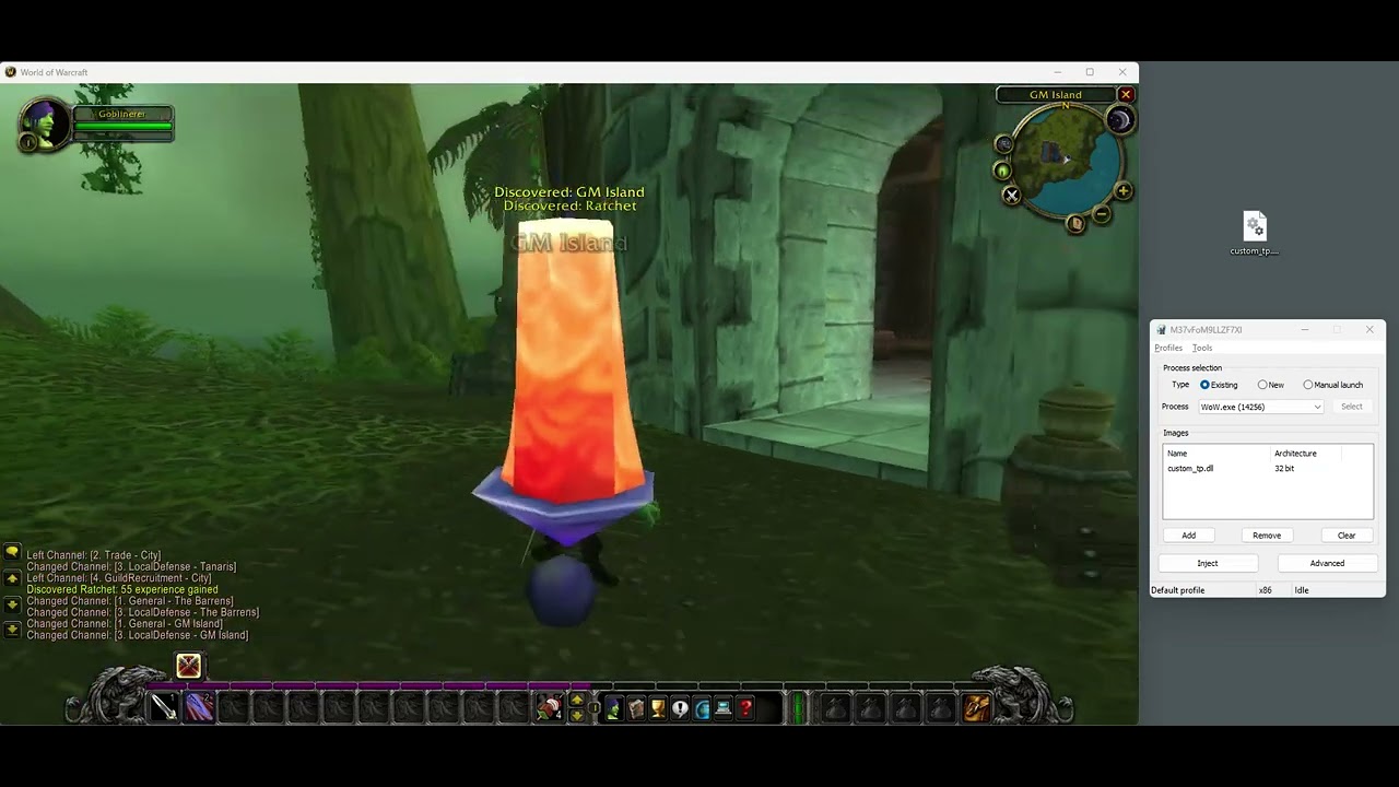 capycraft.io/ascension teleport hack showcase WoW 1.12/3.3.5