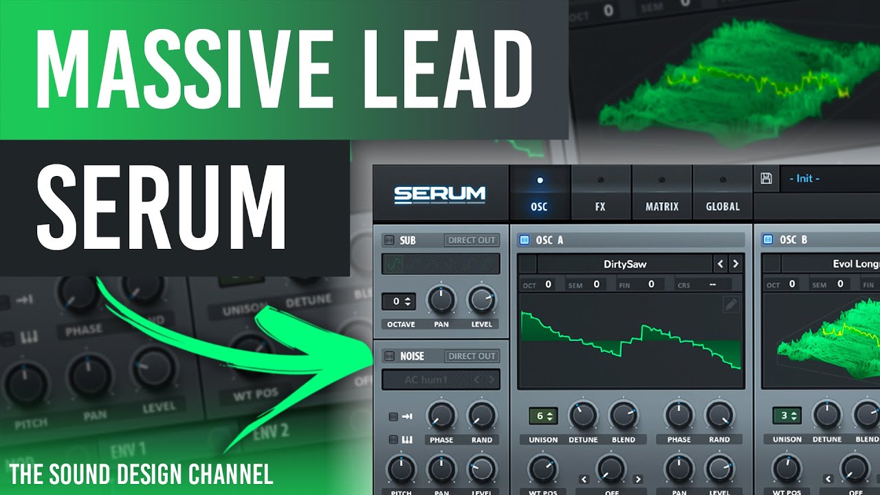 SERUM Tutorial | Massive Lead, Melodic Techno | Massano