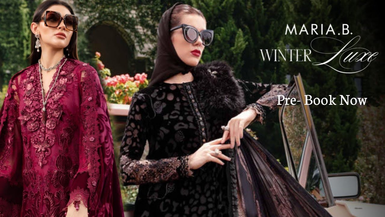 Maria B Luxury Winter Collection 2025 | Maria B Unstitched Luxury Winter Collection '25