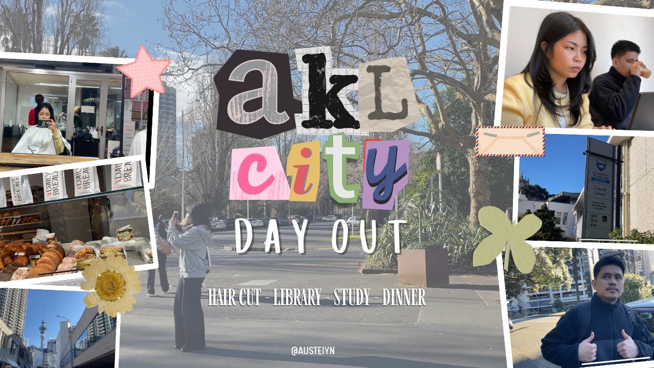 Day in Auckland CBD 🏙️ | $35 Haircut, Study Session & Snack Haul | Student Life Vlog