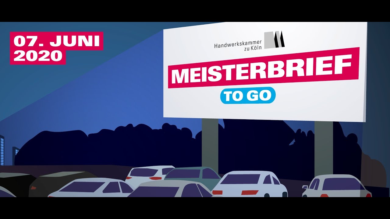 Meisterbrief to go – Meisterfeier 2020 der Handwerkskammer zu Köln