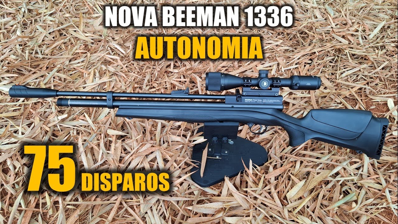 75 DISPAROS NA NOVA BEEMAN COM POTENCIA MEDIA