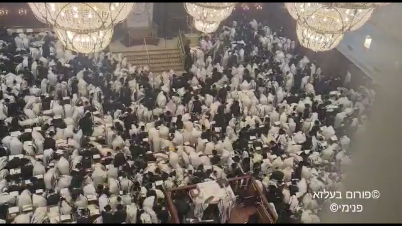 Hoshana Rabba 5782 With Belzer Rebbe