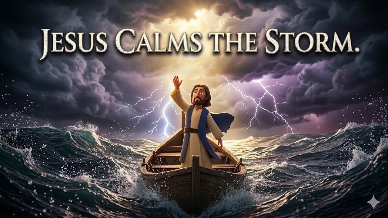 Jesus Calms the Storm | Powerful Bible Story for Kids