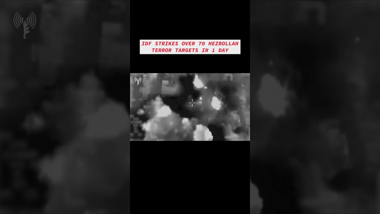 IDF strikes more than 70 Hezbollah targets in 1 day
