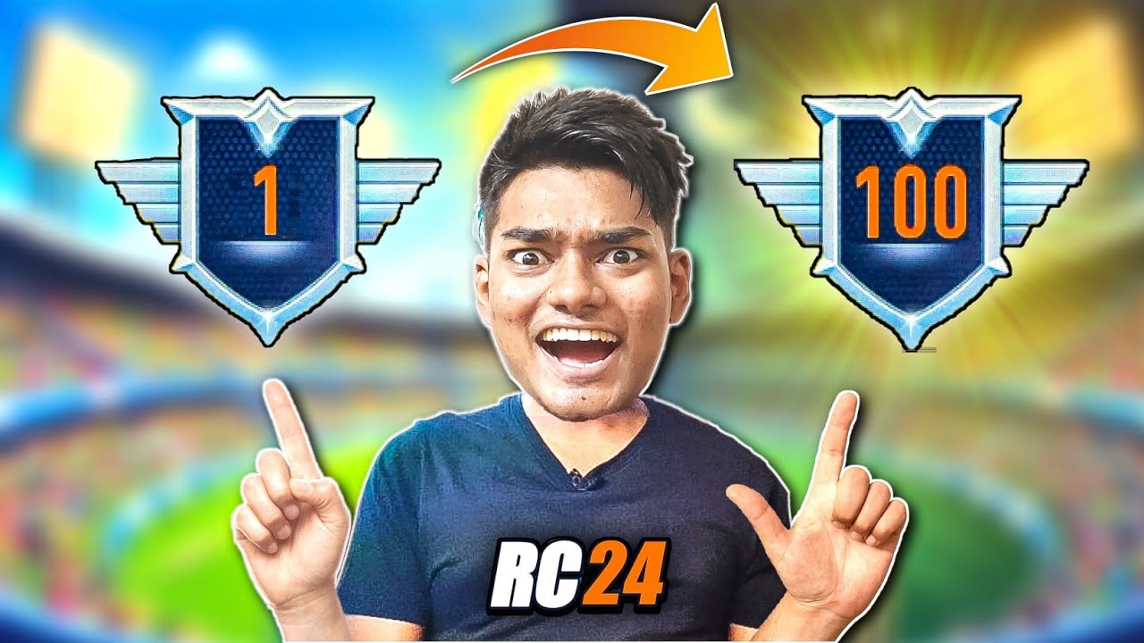 Level Up 1 to 100 in REAL CRICKET 24™🔥