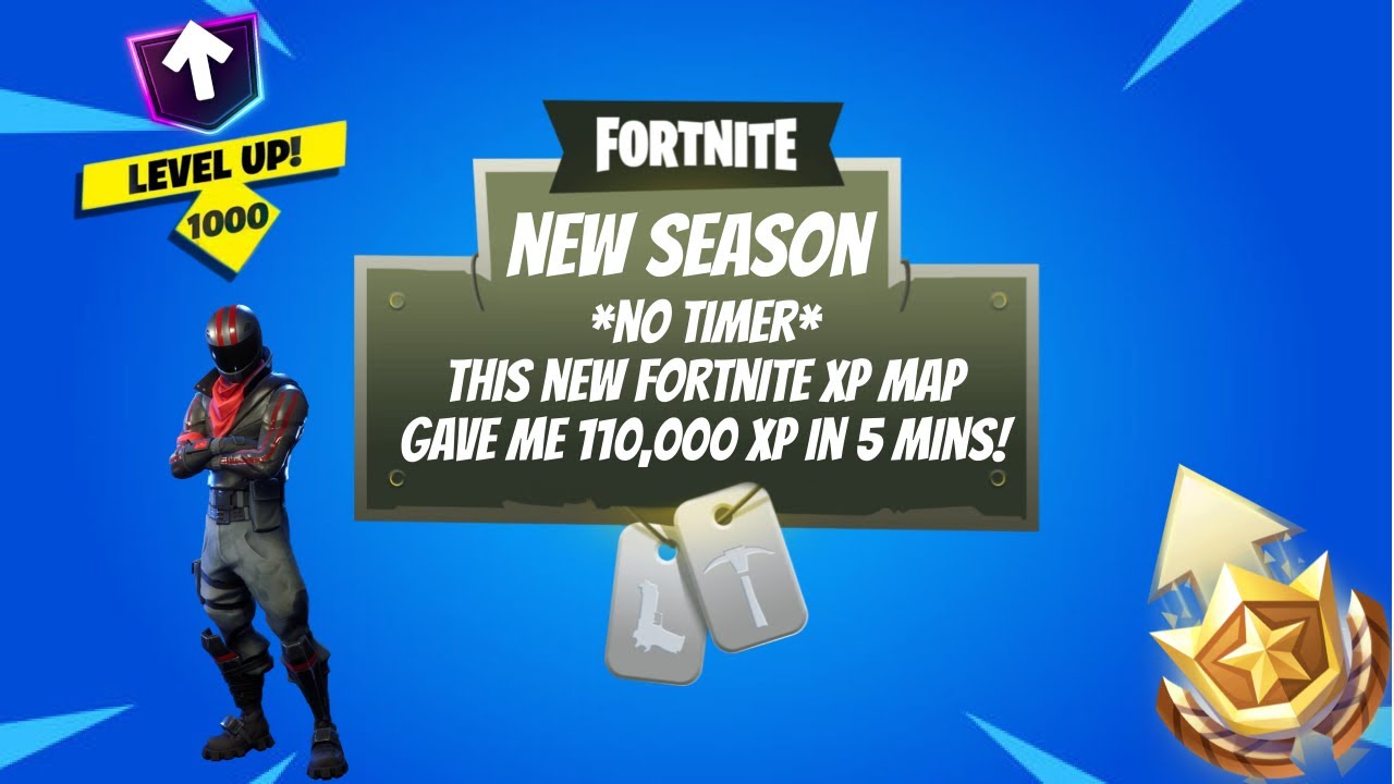 LEVEL UP FAST! Easy 100K+ XP FARM Map in Fortnite Chapter 7!