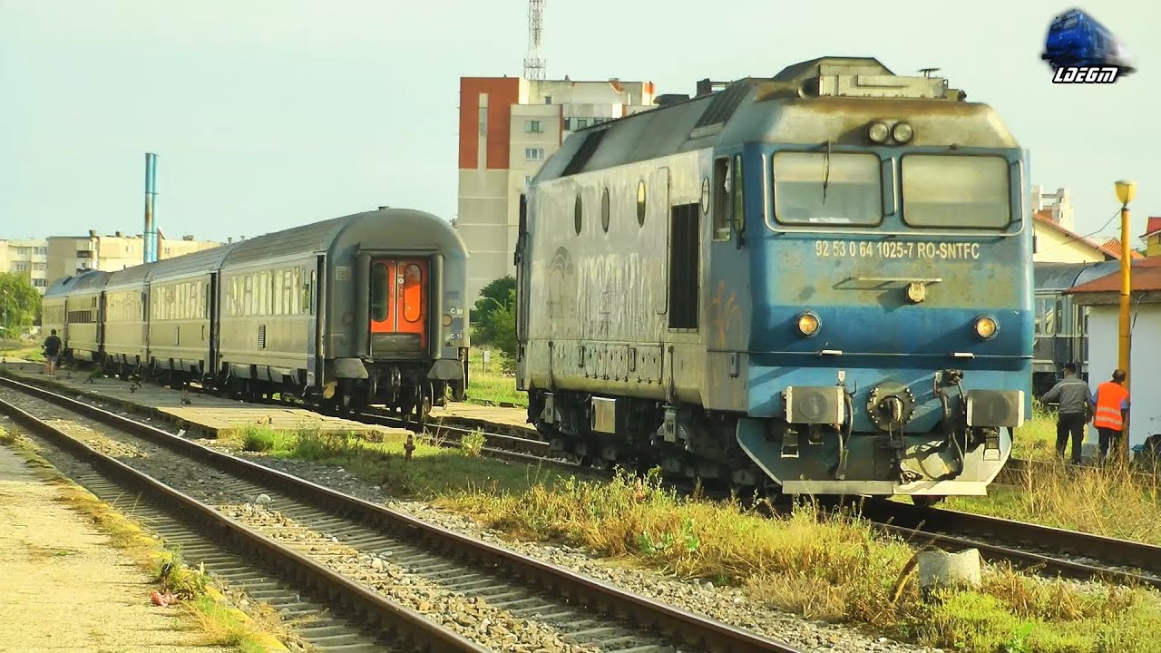 Pornire Motor GM 64-1025-7 Engine Start Up & Manevră/Shunting in Gara Mangalia Station 17 June 2020