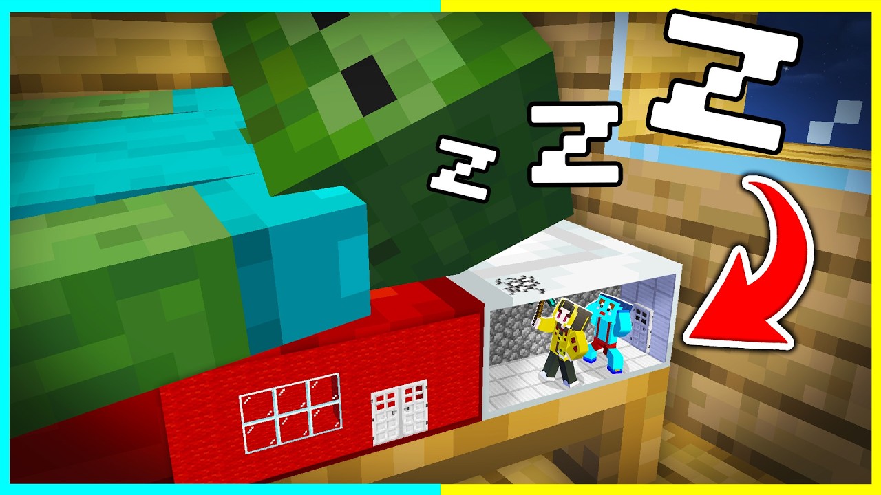 色んなモブの寝ているところをのぞいてみた結果...【まいくら / マインクラフト】