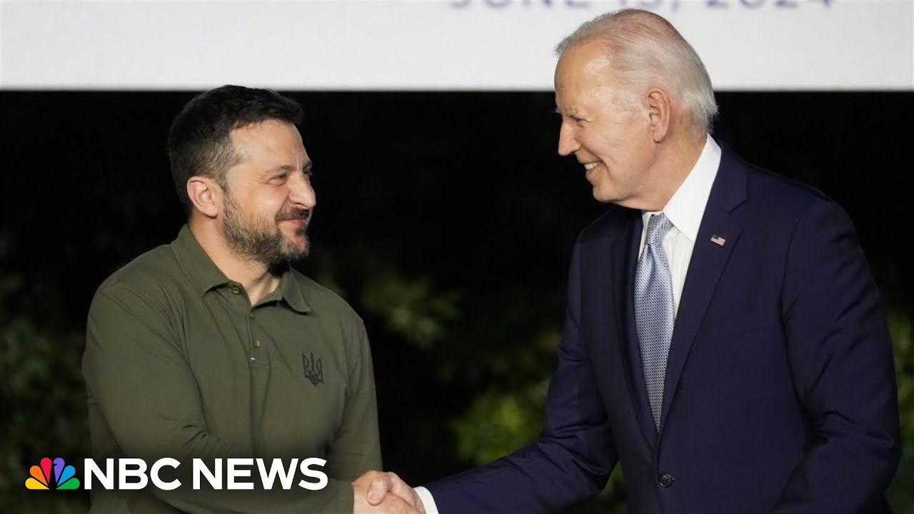 Biden and Ukraine President Zelenskyy sign bilateral security agreement