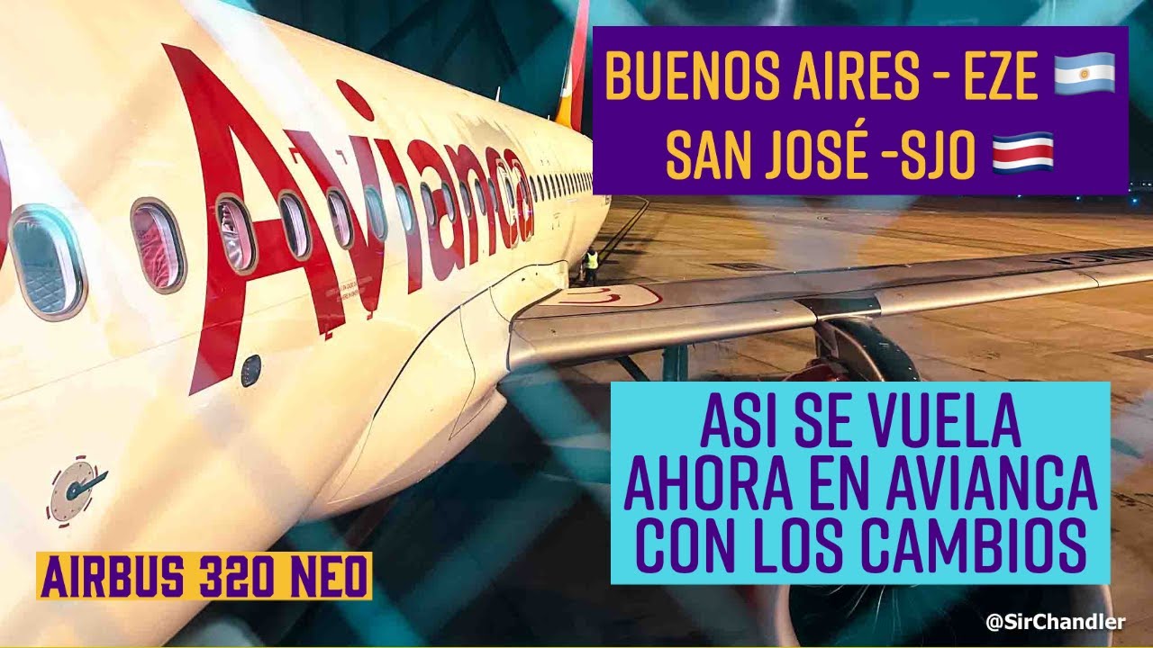 VUELO A COSTA RICA 🇨🇷 CON AVIANCA - AIRBUS 320 CON LA NUEVA CABINA LOW COST