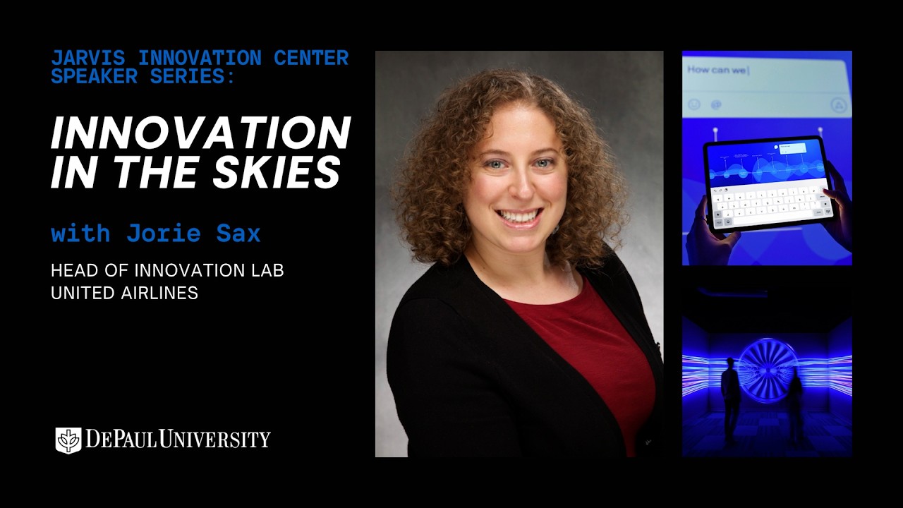 Jarvis Speaker Series: Jorie Sax - Innovation In The Skies