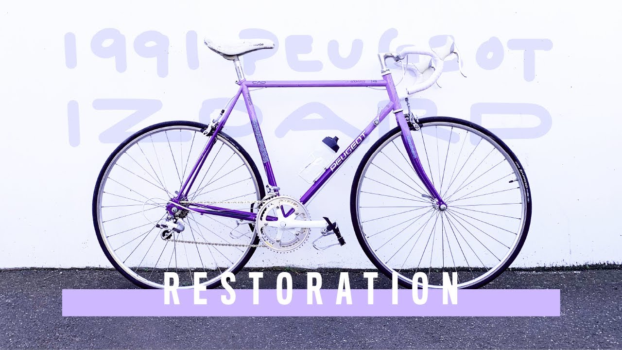 Vintage Road Bike Restoration - Peugeot Izoard 1991