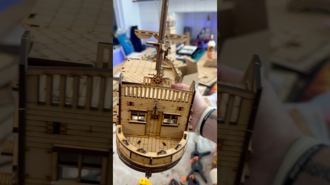 TTCombat MDF Ship Terrain - Venice boat #wargaming