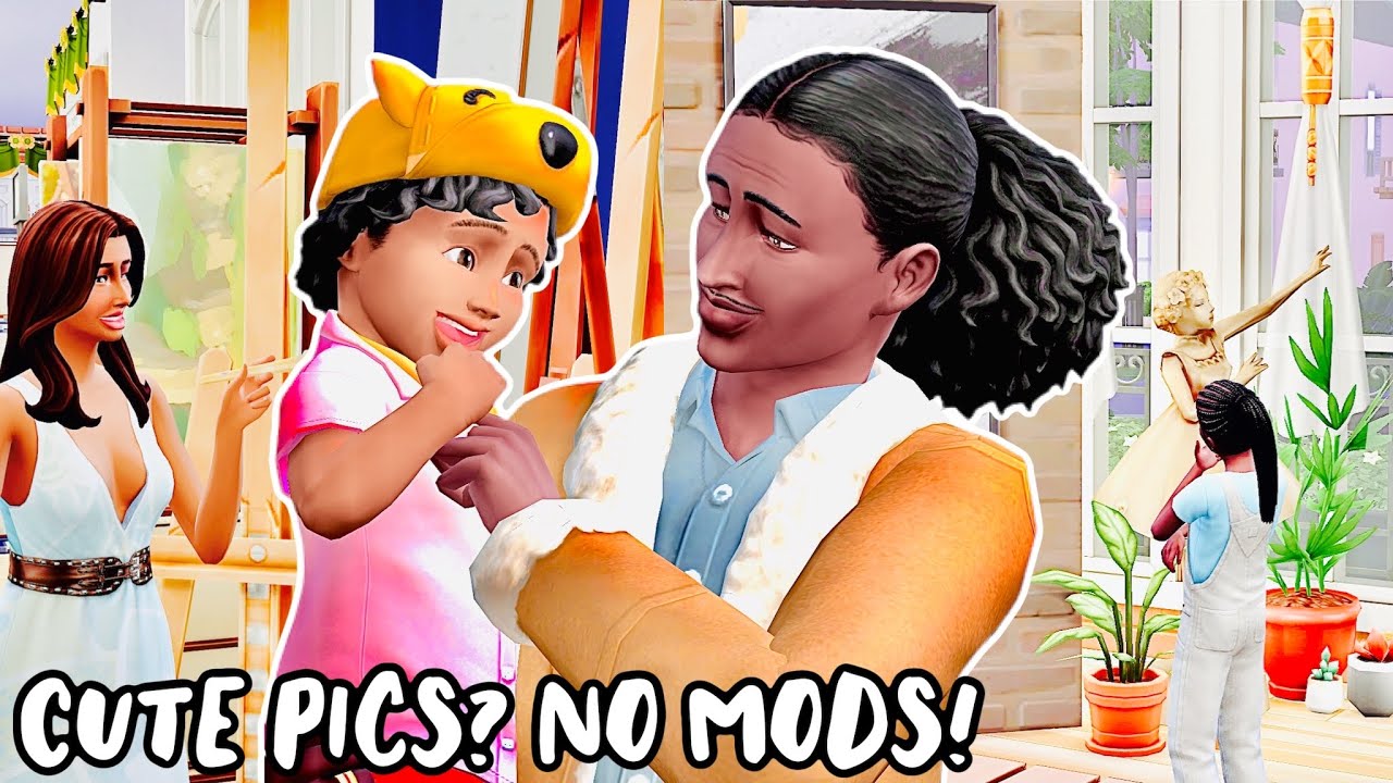 How to take CUTE photos in the sims 4 with NO mods? 🥺💕