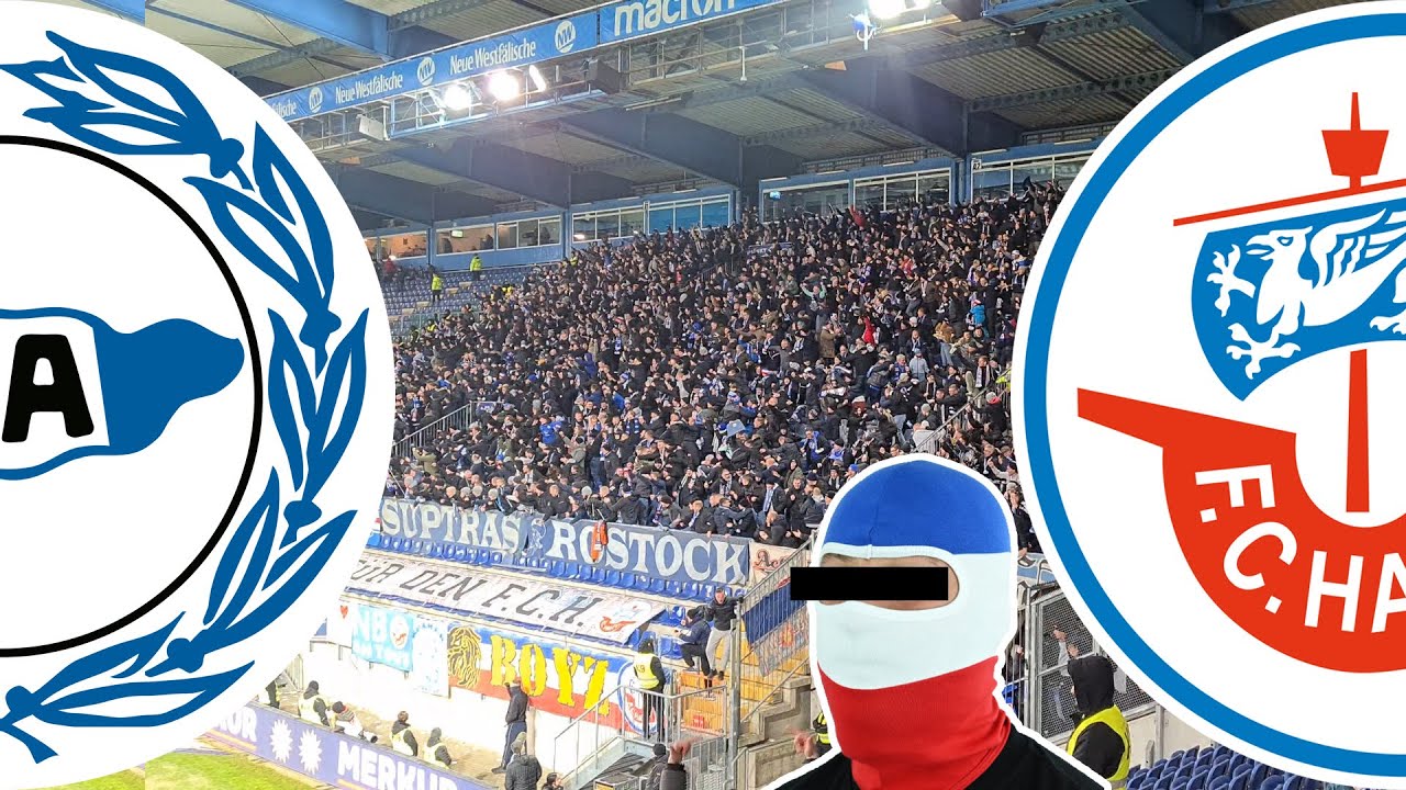 HANSA-WAHNSINN! | Vlog bei Arminia Bielefeld ⚫⚪🔵 gegen Hansa Rostock 🔵⚪🔴