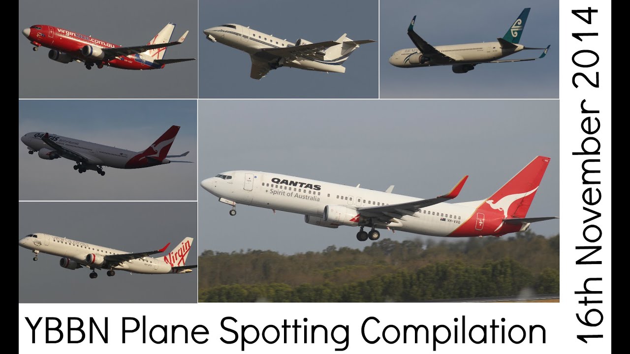 YBBN Plane Spotting Compilation   16th November 2014