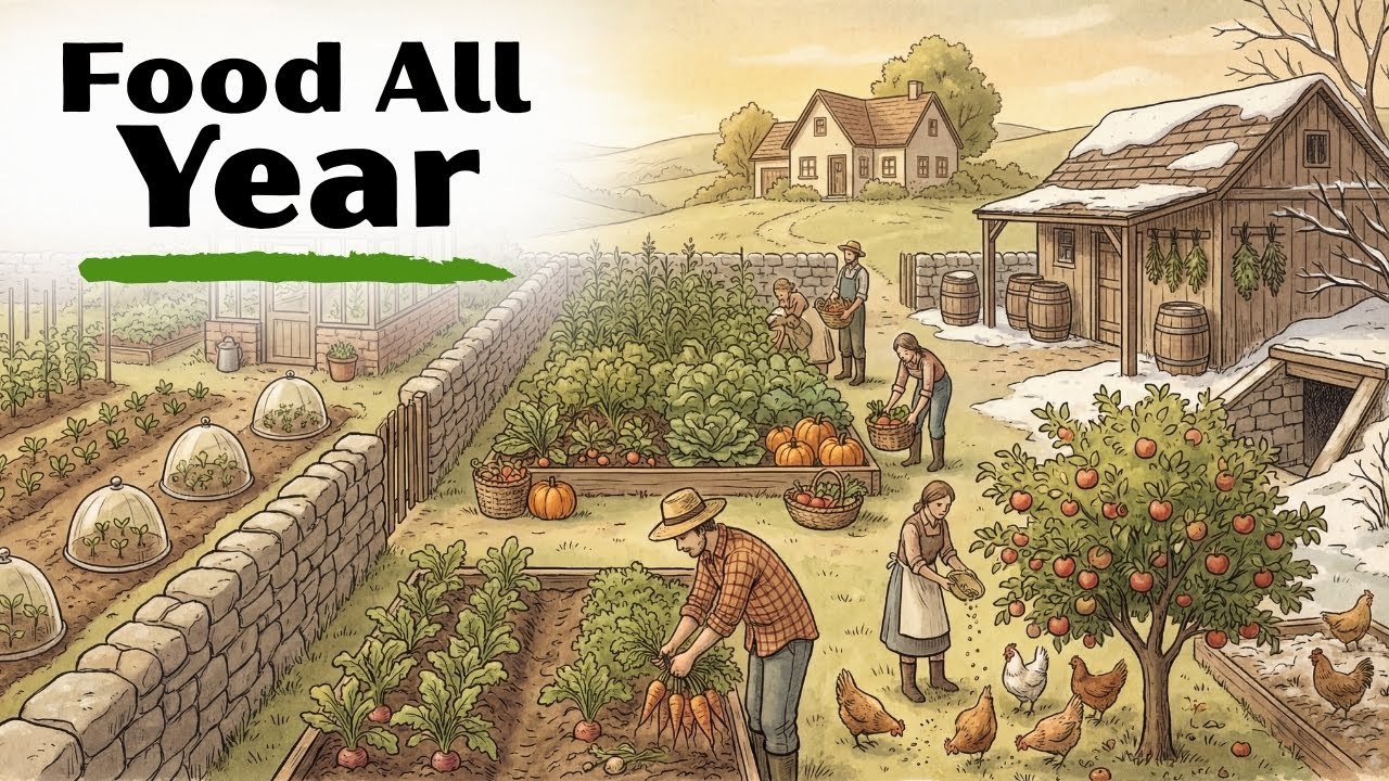 Feed Your Family All Year Using This Backyard System