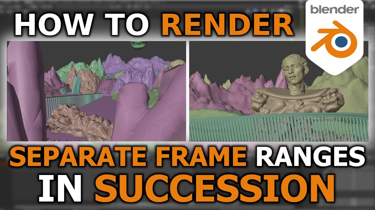 Blender: How to easily render separate frame ranges at once