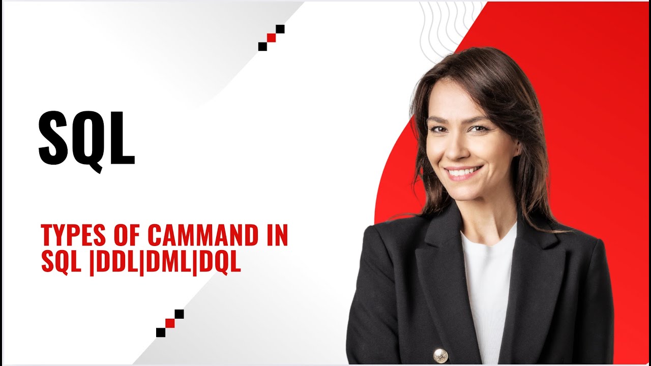 Types of cammand in SQL |DDL|DML|DQL