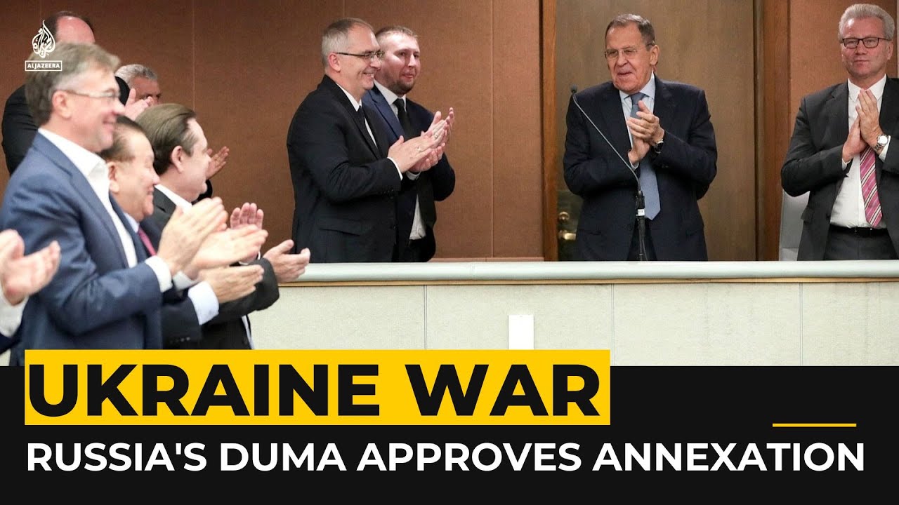 Russian State Duma ratifies annexation of four Ukrainian regions