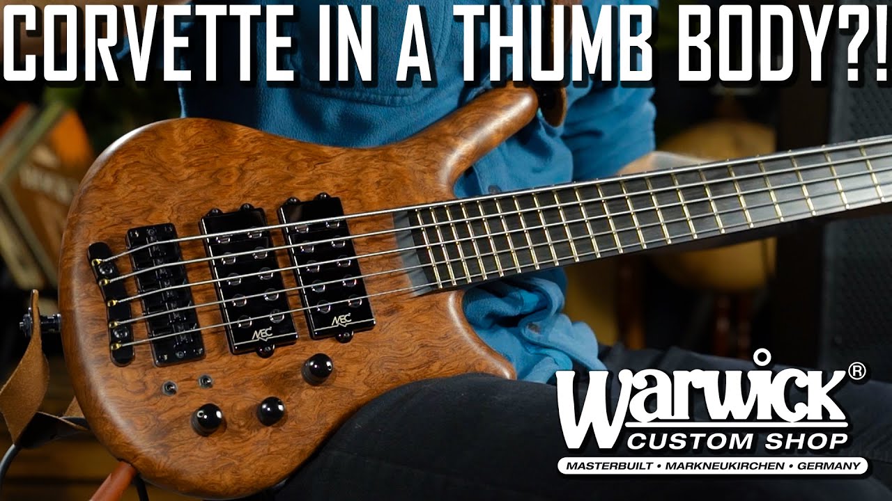 A CORVETTE IN A THUMB BODY?! Warwick Custom Shop Demo w. Matthew Gill
