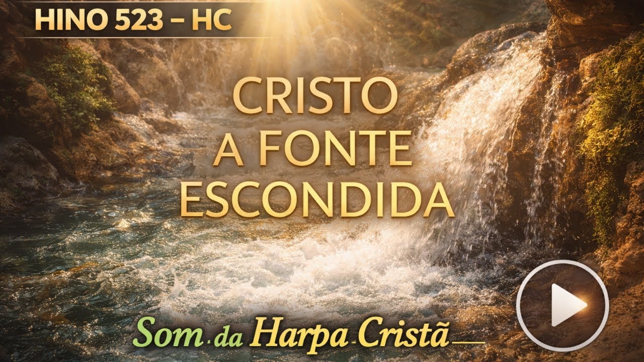 Cristo, a Fonte Escondida – Harpa Cristã 523 | Hino para Saciar a Alma! 🌿