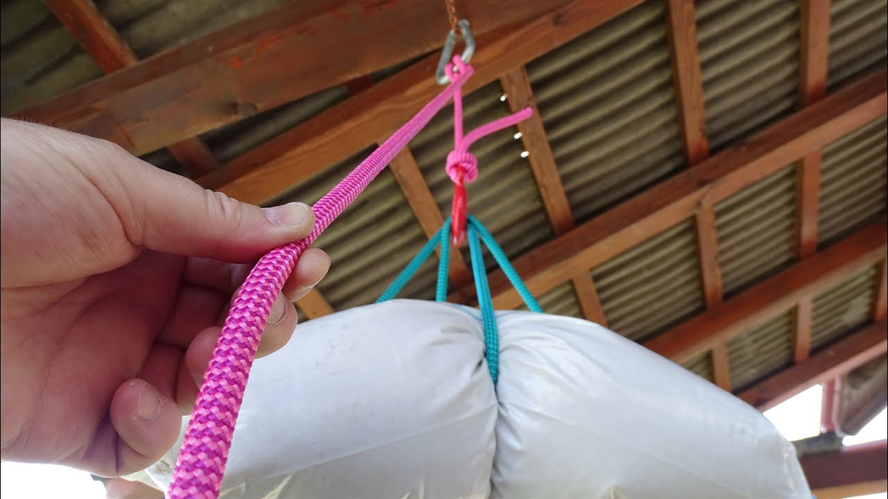 Best Knot for Controlled Lowering of the Load