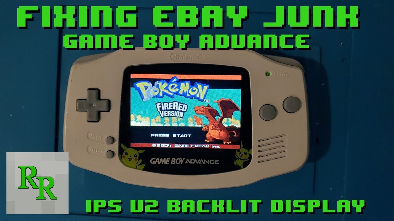 Game Boy Advance IPS Backlight V2 Centered Installation - Fixing Ebay Junk - Backlit Display