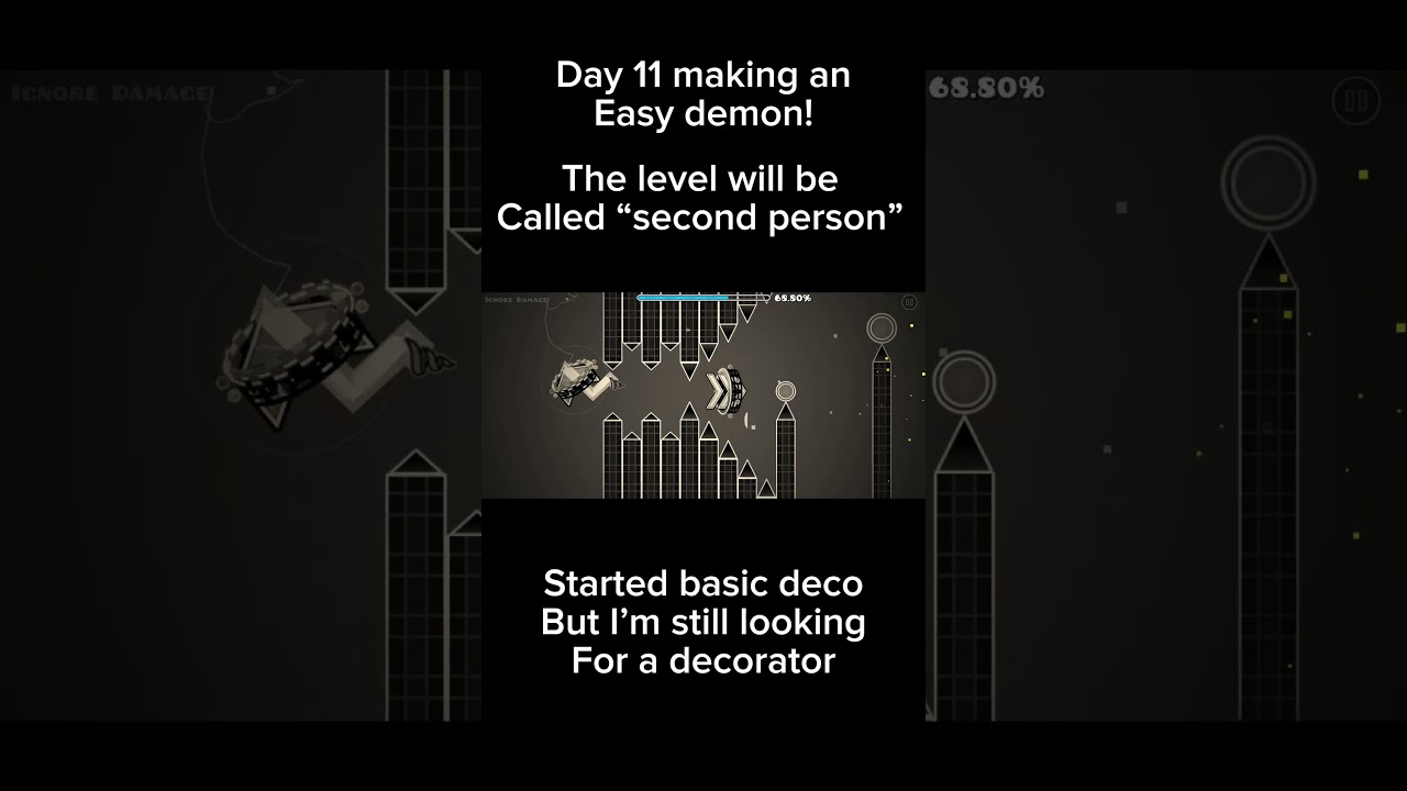 Day 11!!!!!!!!!!!!!!!!!!!!! #geometrydash #gd #leveldesign #leveleditor #gaming