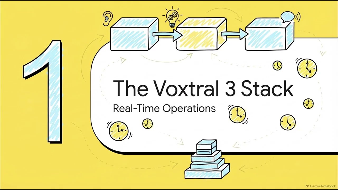 Mistral Voxtral 3: Build a Voice AI Agent That Listens, Thinks and Talks