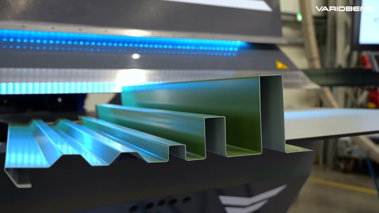 Variobend V2.5 biegt Trapezprofil im Verhältnis 1:3 | bends tapeziodal profile with a ratio of 1:3