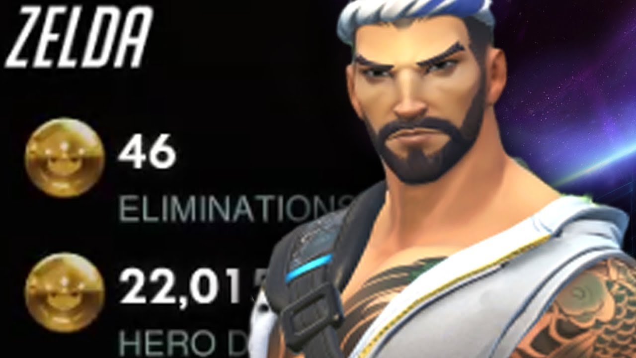 WHEN WRAXU PICKS HANZO! 46 ELIMS! 22k DMG! [ OVERWATCH SEASON 17 TOP 500 ]