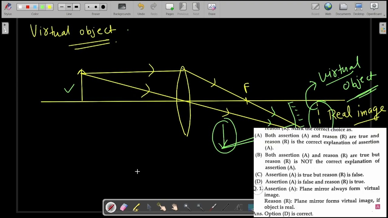 Virtual object || when does virtual object obtain image 
