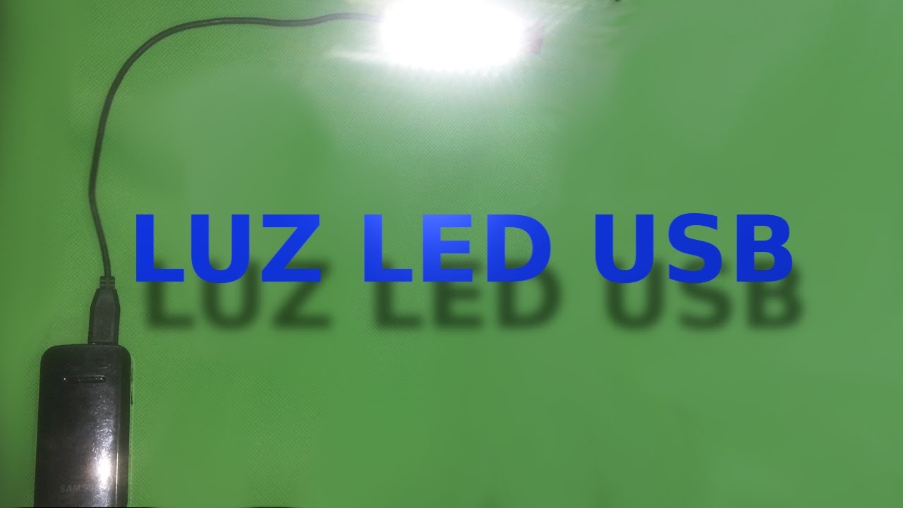 Cómo hacer una luz LED USB, de 10 LED