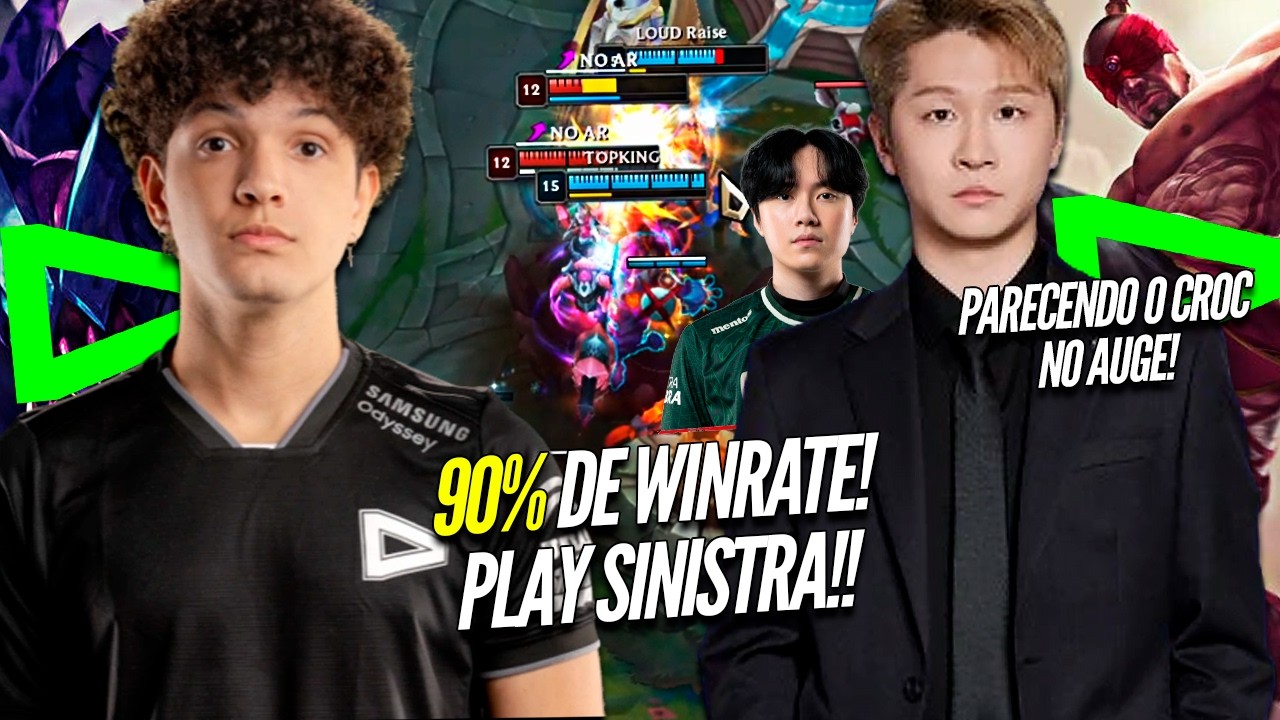 ELES TEM 90% de WR!! LOUD XYNO duo LOUD RAISE, COACH PARECENDO O CROC no AUGE - TREINO CBLOL 2026
