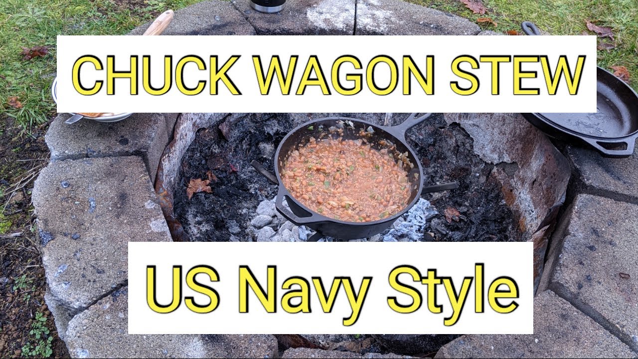 CHUCK WAGON STEW (US NAVY STYLE) #navychief #afrs #military