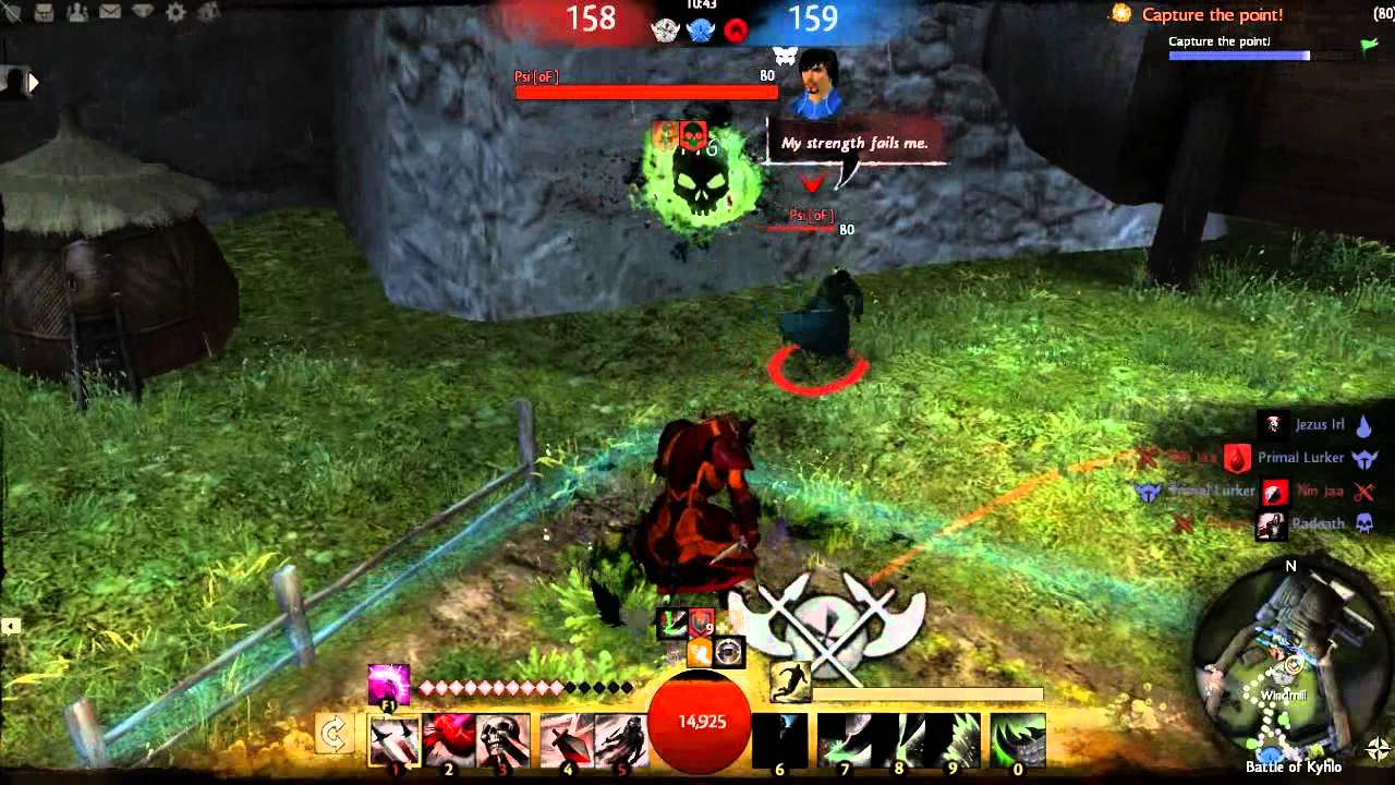 Guild Wars 2 Beta: Thief PvP (Daggerx2/Shortbow) [HD]