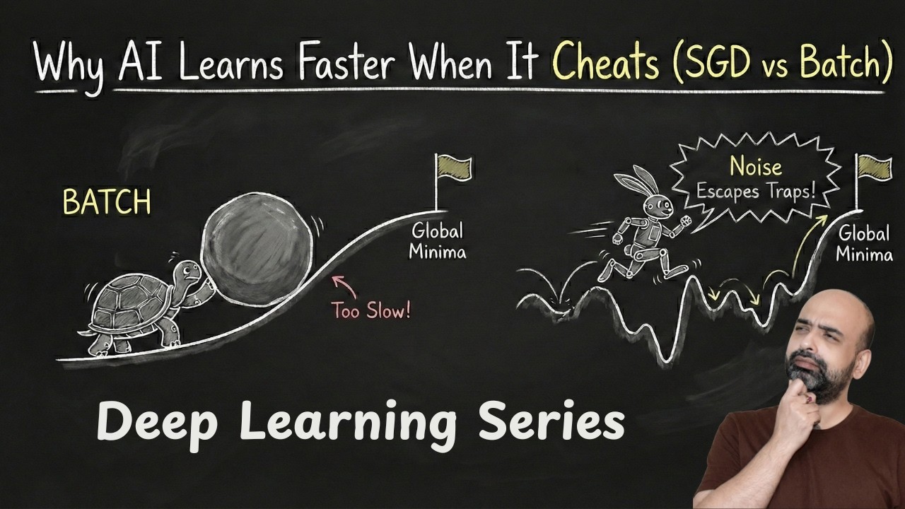 Why AI Learns Faster When It Cheats (SGD vs Batch) | Deep Learning Series