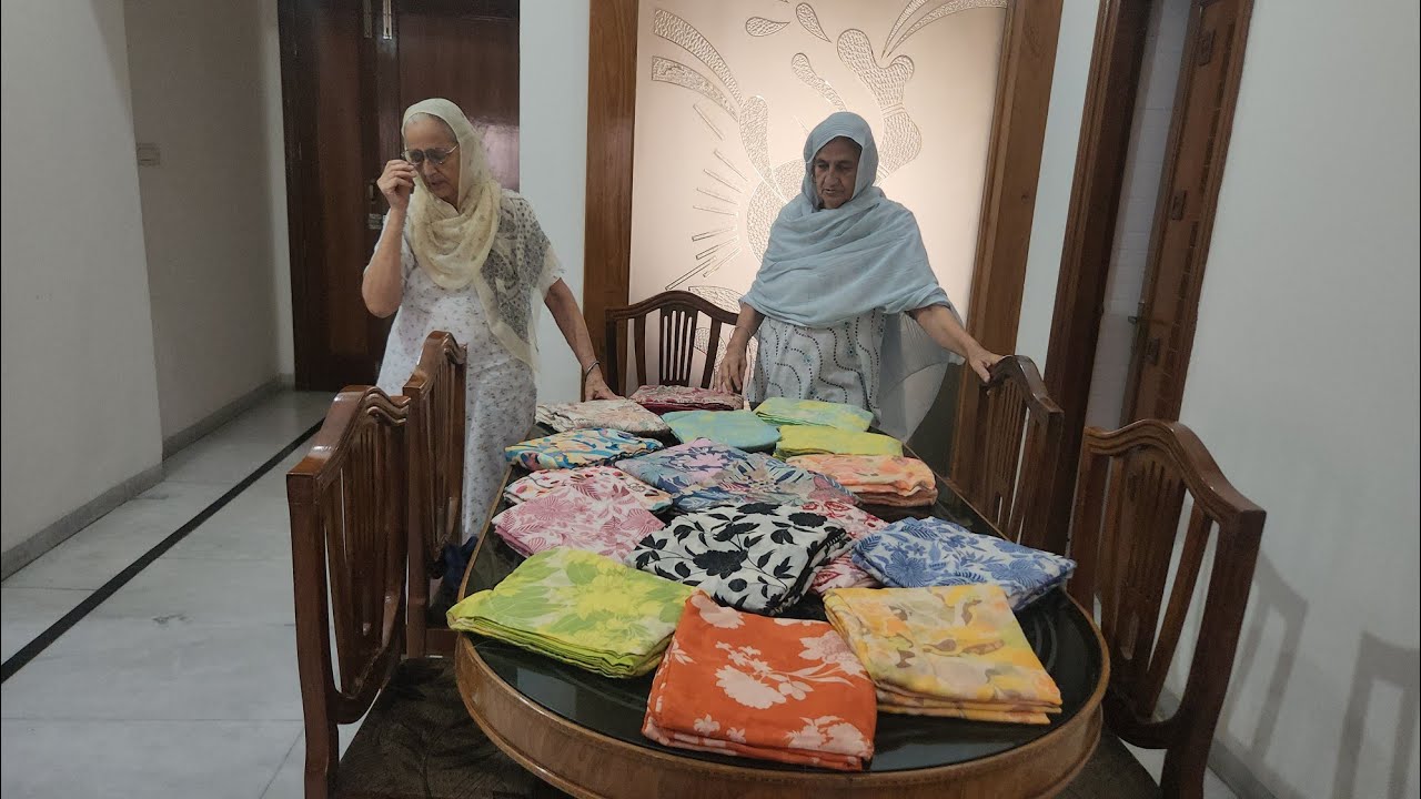 Pure Mul khadi Linen ਭੈਣਾਂ ਨੂੰ ਉਦਾਸ ਹੋਣ ਦੀ ਲੋੜ ਨਹੀਂ 